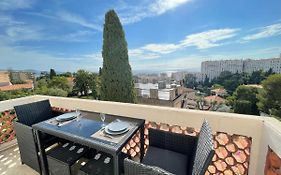 Nice Renting - Cambrai - Luxurious Sea View Terrasse - King Bed - Parking - Ac - Fully Equipped